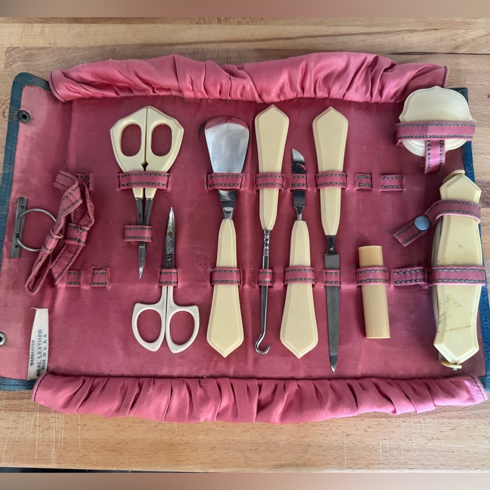 Antique manicure set